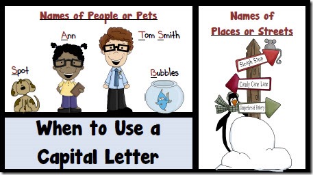 When to use a capital letter
