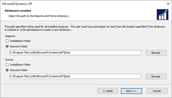 Report DIC and Forms DIC locations