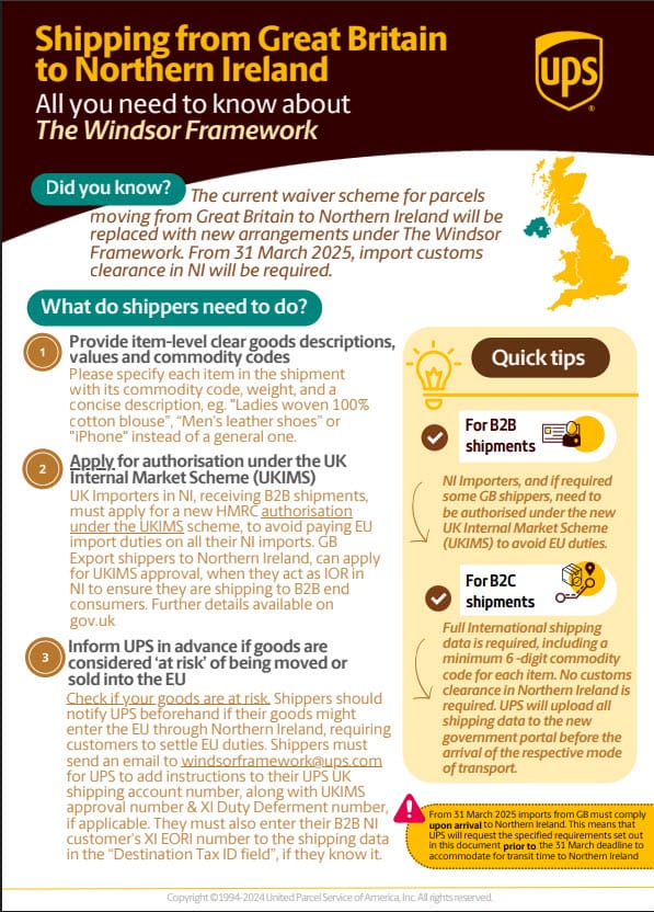 Resolving UPS WorldShip Paperless Invoice Issues for Northern Ireland Shipments