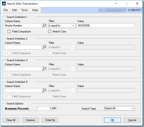 Sales Transaction Smart List