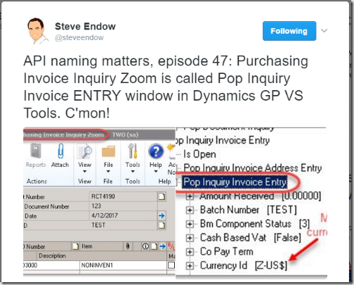 api naming dynamics gp steve endow