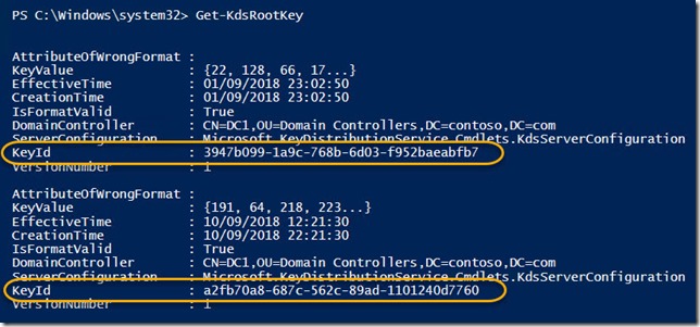 get-kdsRootkey