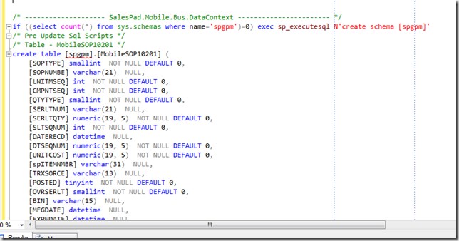 SalesPad Install script