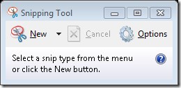 Snipping of the Windows Snipping Tool user interface