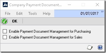 Company Payment Document Management
