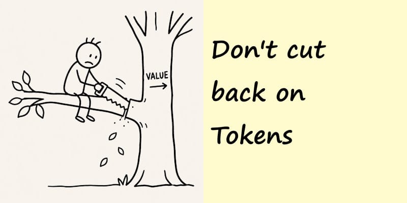Telling your team to stop using tokens may not be your smartest move