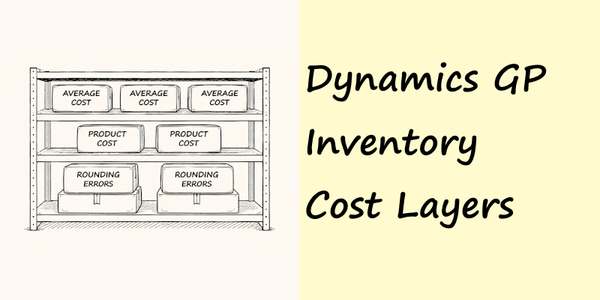Multiple rows in IV10200 for one receipt line - inventory cost layers in Dynamics GP