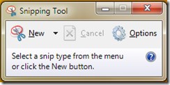 Snipping Tool View